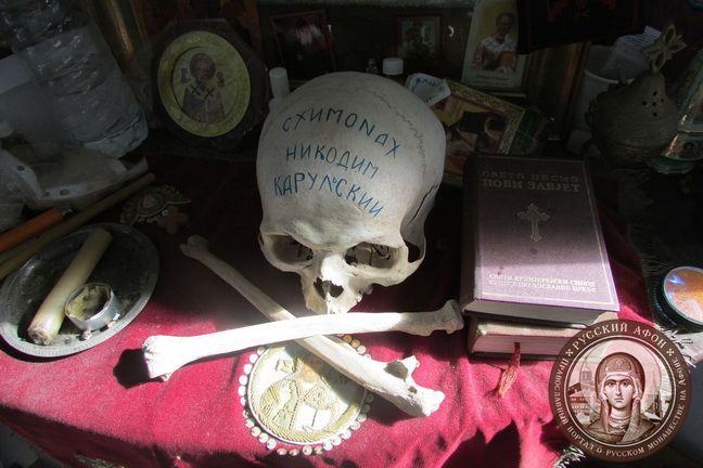 Глава старца Никодима Карульского. Фото Сергея Шумило, 2015 г.